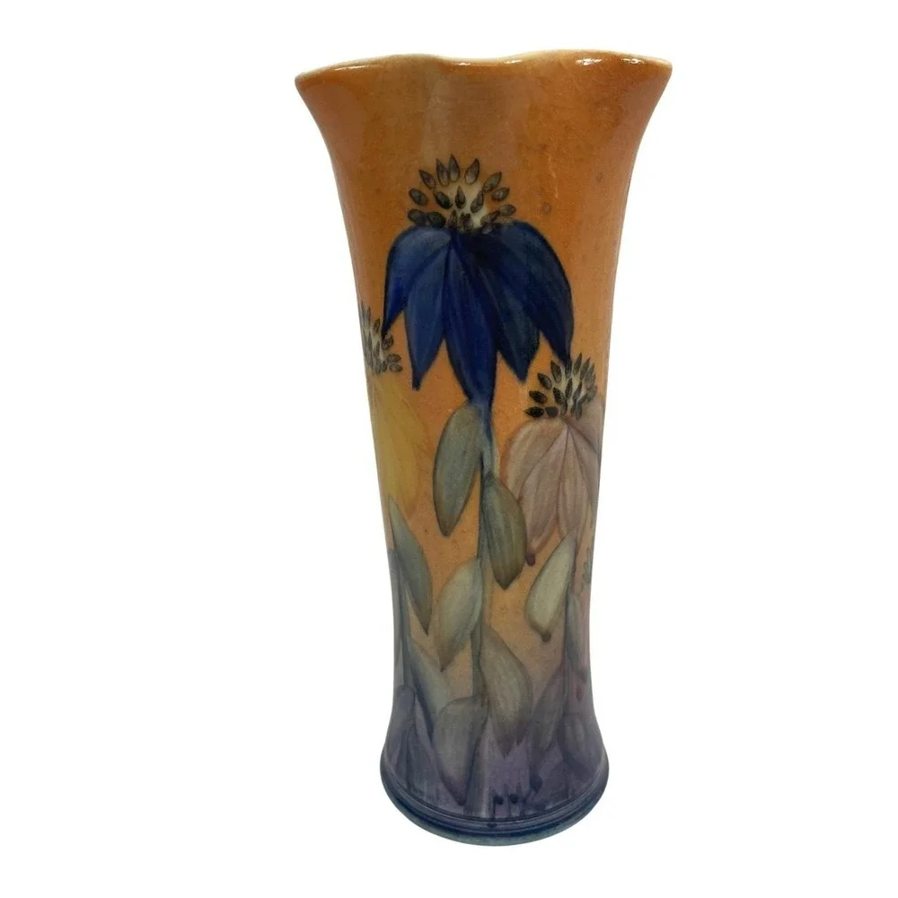 Linden Hills Hand Painted Floral Vase 9